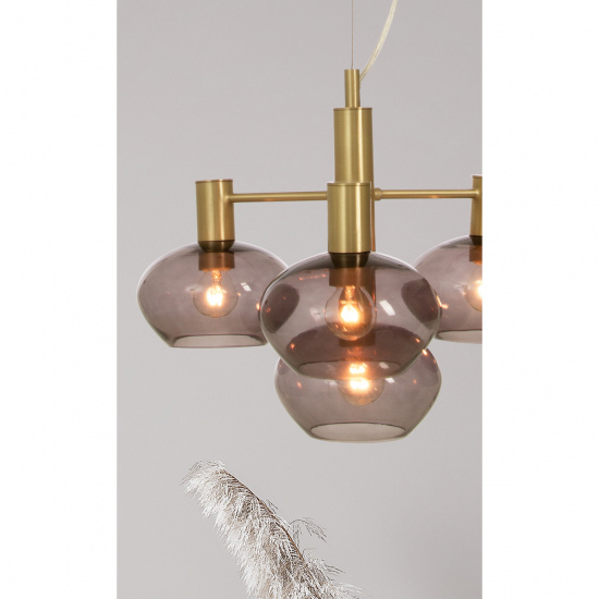 BELL taklampa 4.a, matt m�ssing/r�k