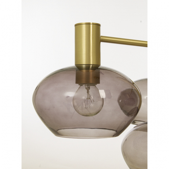 BELL taklampa 4.a, matt m�ssing/r�k