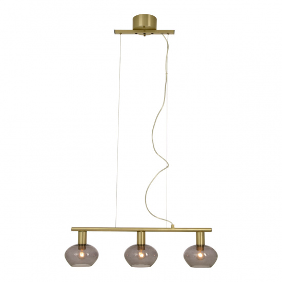 BELL taklampa 3:a rak, matt m�ssing/r�k