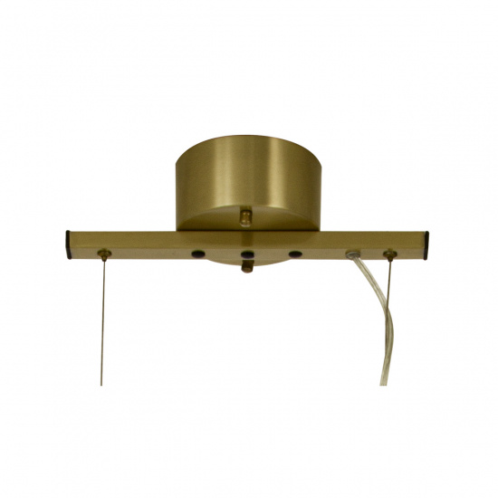 BELL taklampa 3:a rak, matt m�ssing/r�k