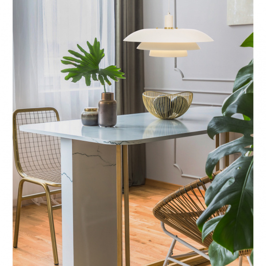 EPSILON taklampa, vit