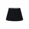Oval Lampskärm, Classico Svart 15cm Oval Lampskärm, Classico Svart 15cm