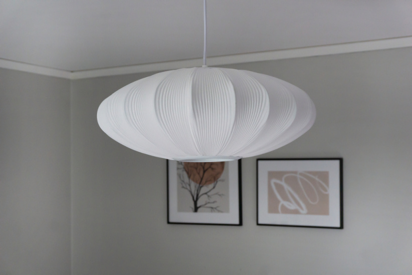 MAMSELL taklampa 45 cm, vit