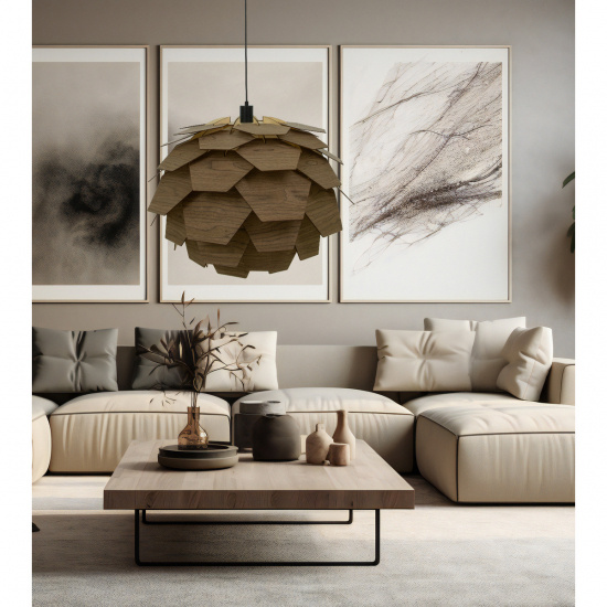 CARPATICA taklampa �60, brun fan�r