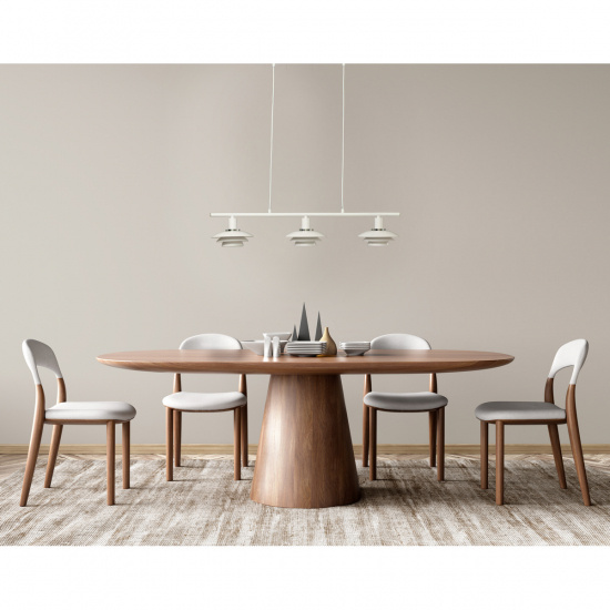 EPSILON taklampa 3:a, vit