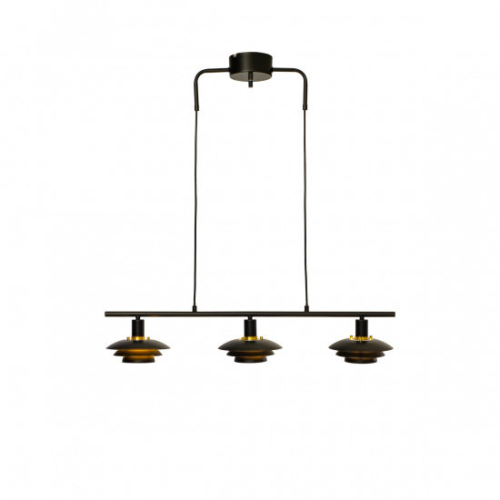 EPSILON taklampa 3:a, svart