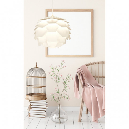 CARPATICA taklampa, vit