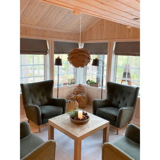 CARPATICA taklampa, brunbets