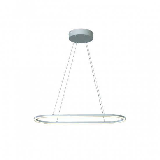 ODA Taklampa Oval - Vit - 75x30 cm