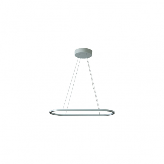 ODA Taklampa Oval - Vit - 75x30 cm