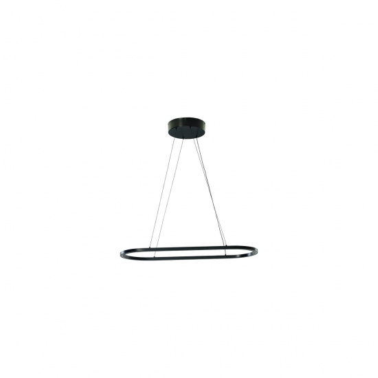 ODA taklampa oval 75x30cm, svart