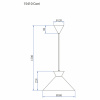 CONI - Taklampa - Svart - Diameter 38cm CONI - Taklampa - Svart - Diameter 38cm