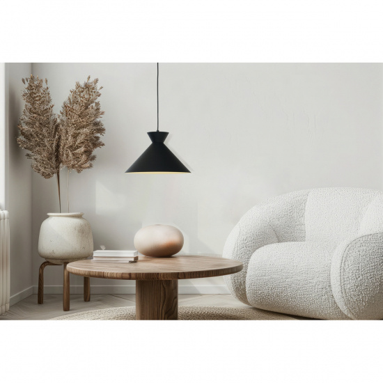 CONI - Taklampa - Svart - Diameter 38cm