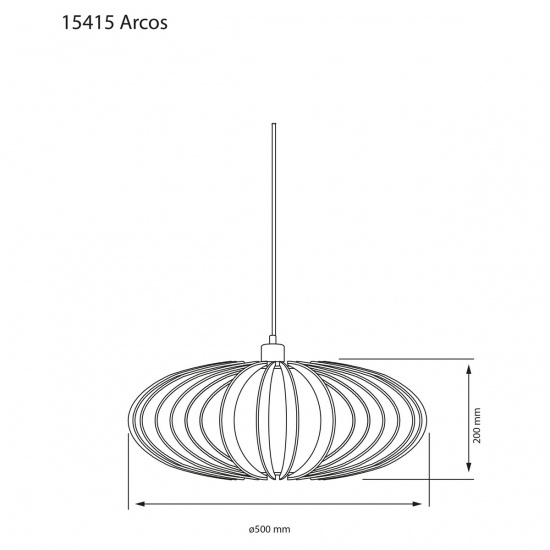 ARCOS Taklampa, Natur
