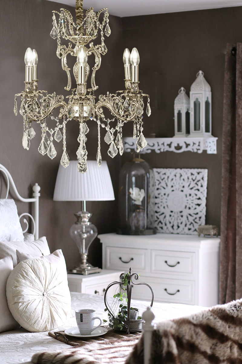 ALLINGTON takkrona 6-arm, antiksilver