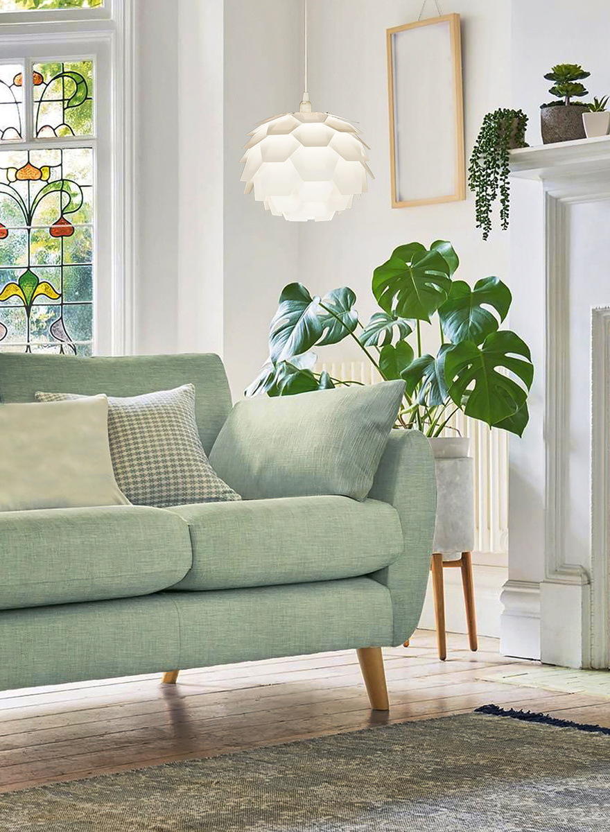 CARPATICA taklampa �30, vit