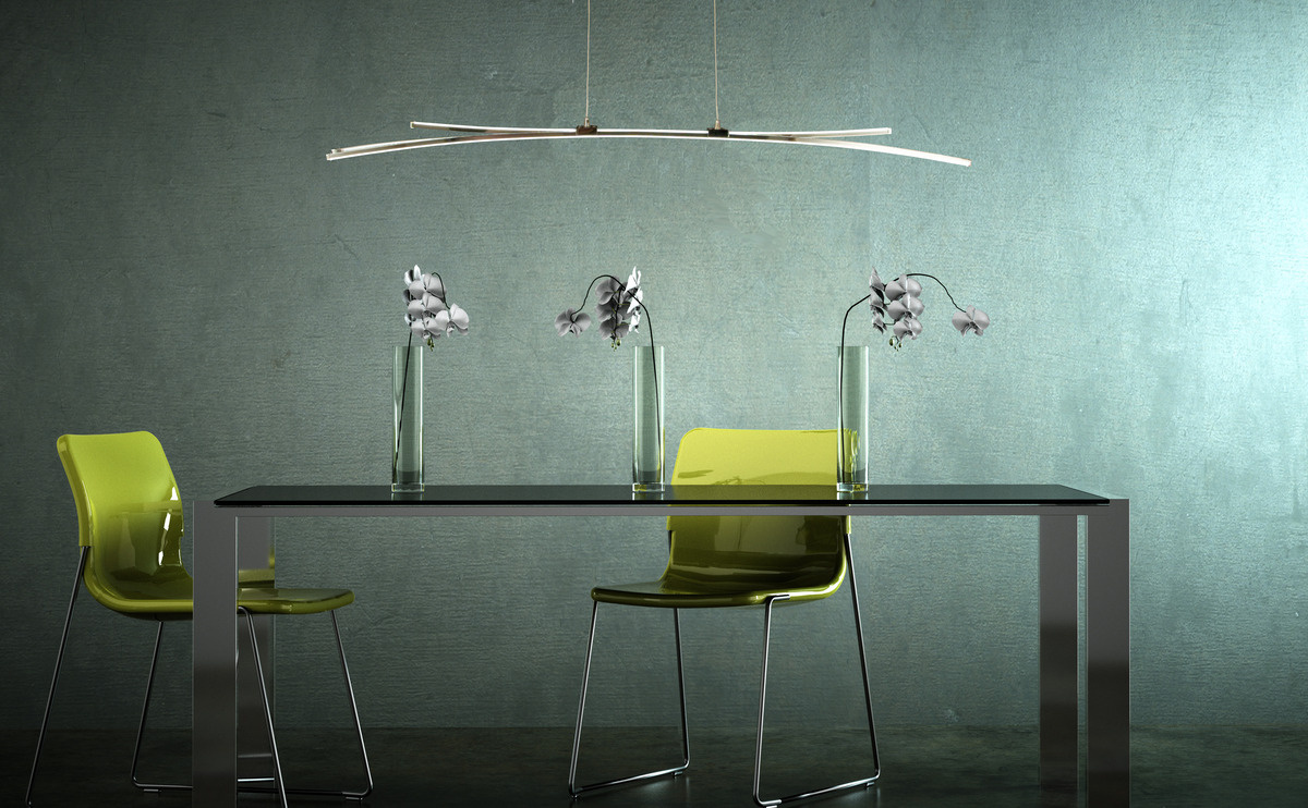 SVALA taklampa, krom