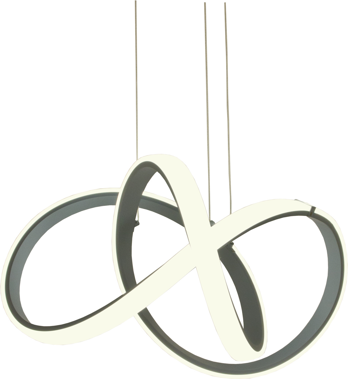 KRUMELUR taklampa, silvergr�