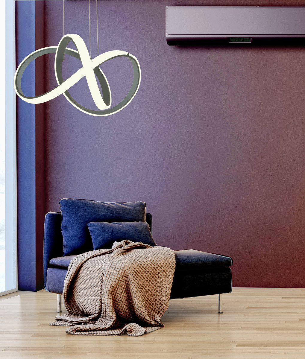 KRUMELUR taklampa, silvergr�