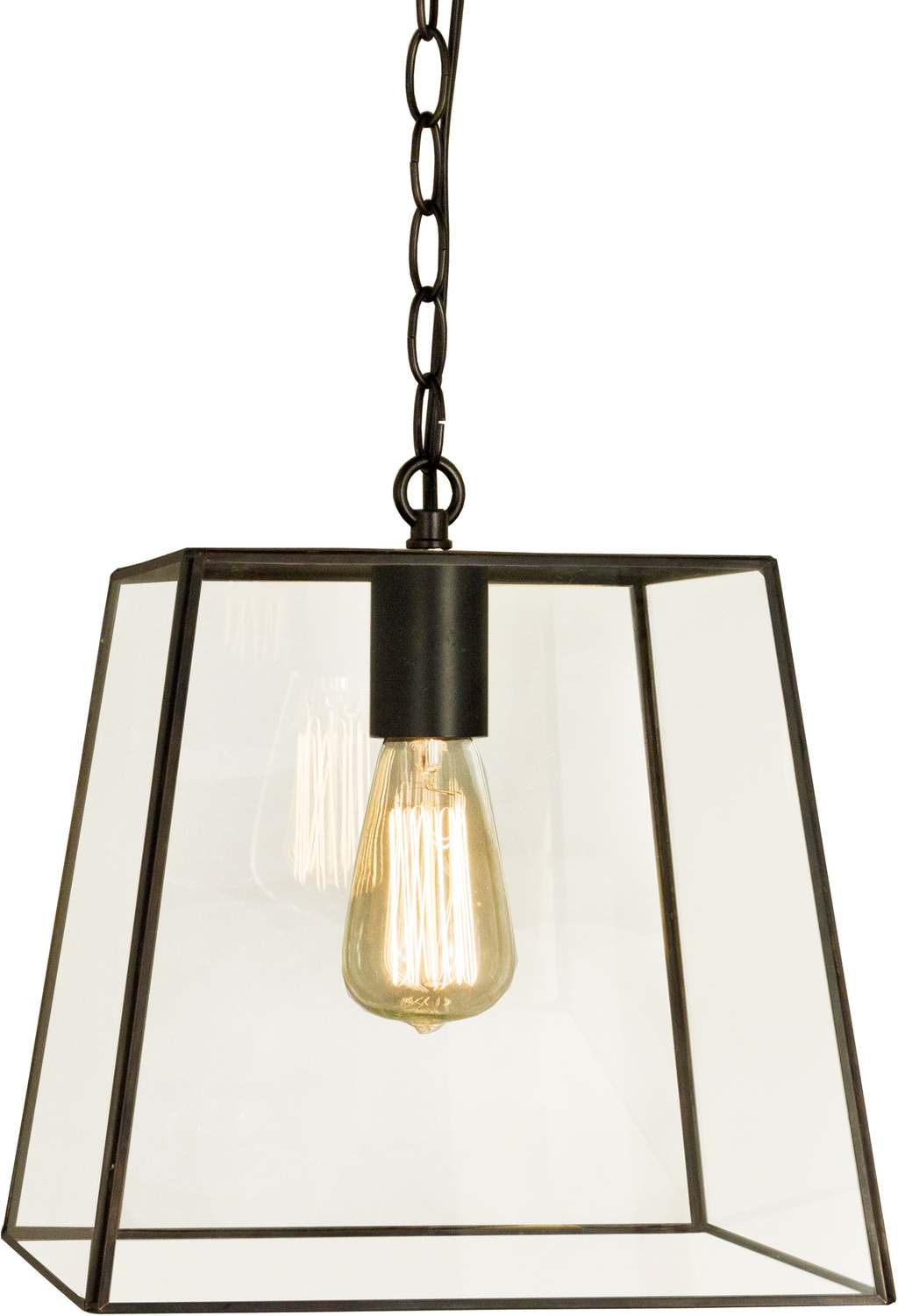 DIPLOMAT taklampa, svart/klar