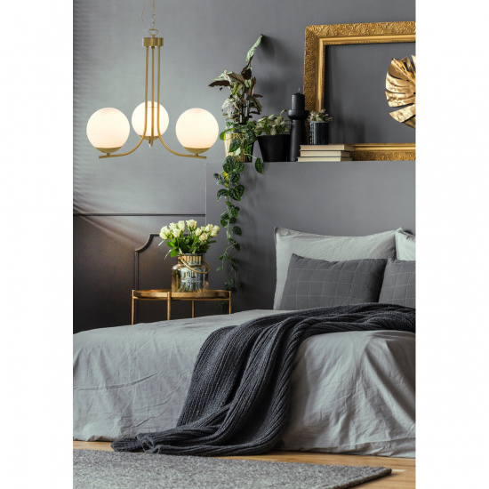 ORFEUS taklampa, matt m�ssing