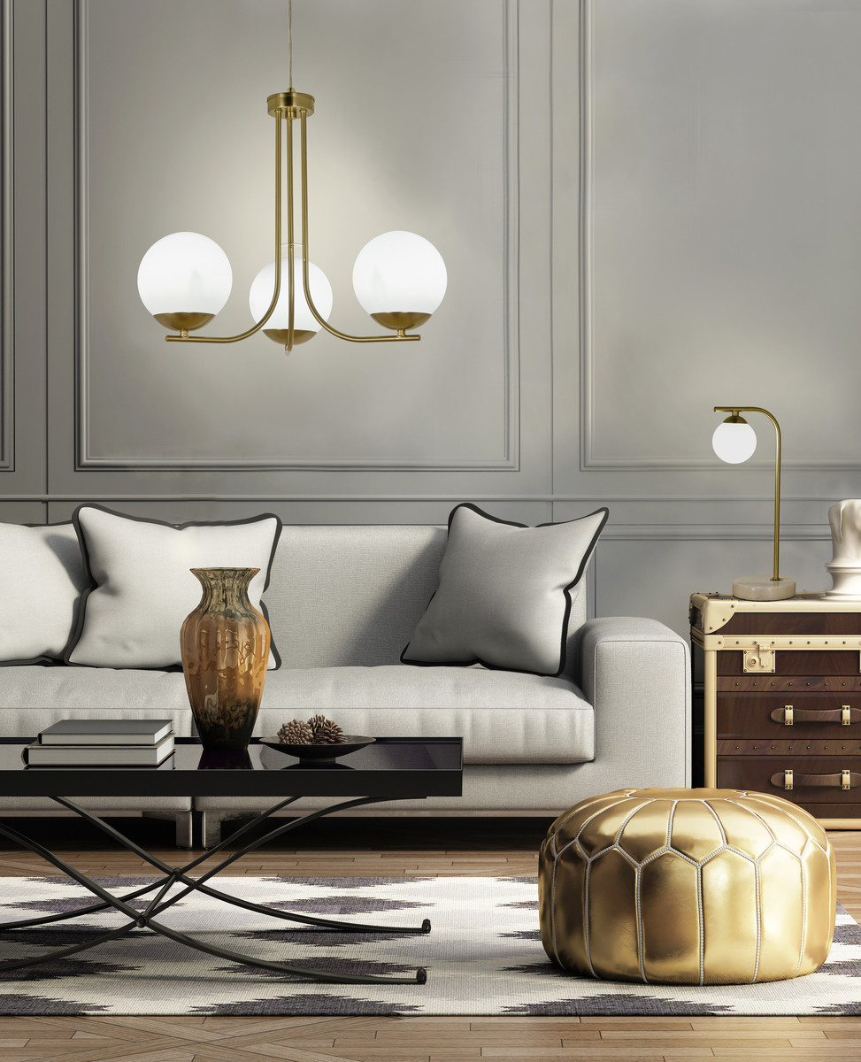 ORFEUS taklampa, matt m�ssing