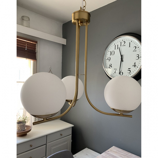 ORFEUS taklampa, matt m�ssing