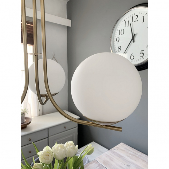 ORFEUS taklampa, matt m�ssing