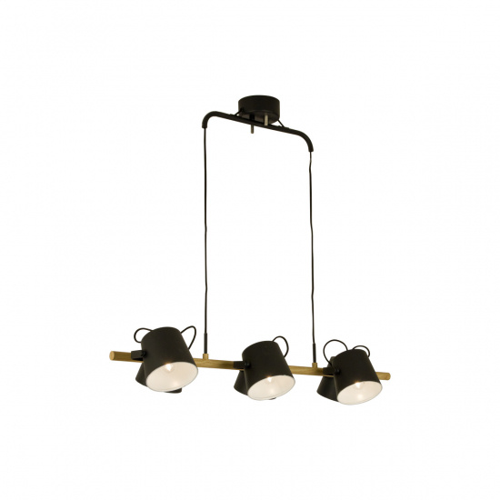 ESPRESSO taklampa 6:a, svart/tr�