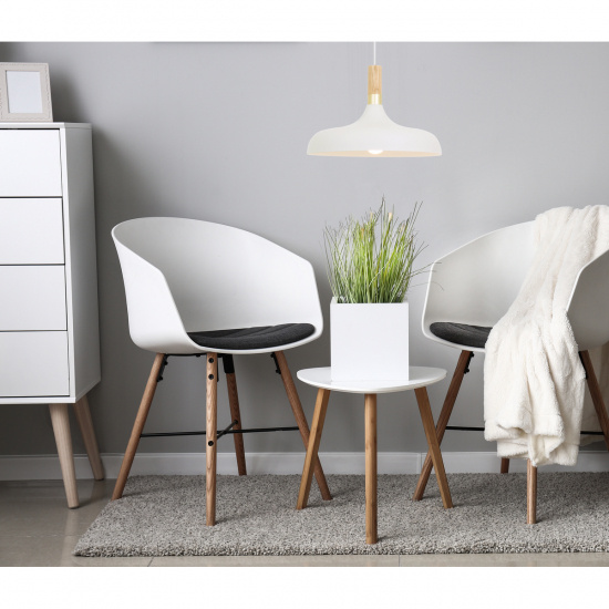 SENSE taklampa 34cm, vit/tr�