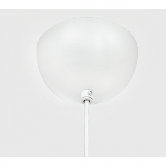 ATOM taklampa 5-arm, vit/klar