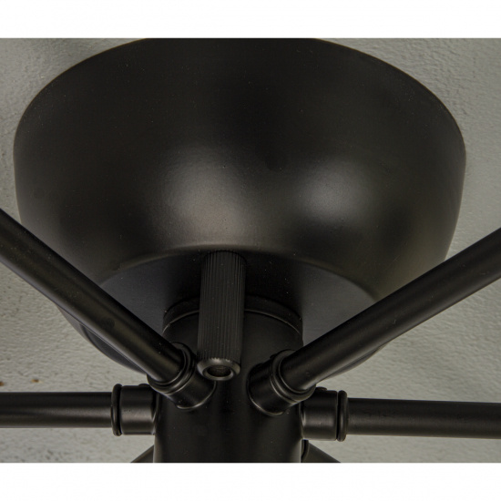 COSMOS plafond krokupph., svart/r�k