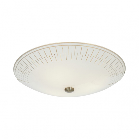 AVENY plafond 42cm, vit blank/st�l
