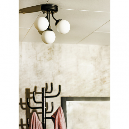 NICOSIA plafond bad 4:a, svart