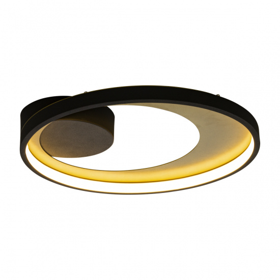 CARAT plafond, svart/guld