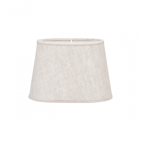 Omera Lampsk�rm, Lin Natur/vit 20cm