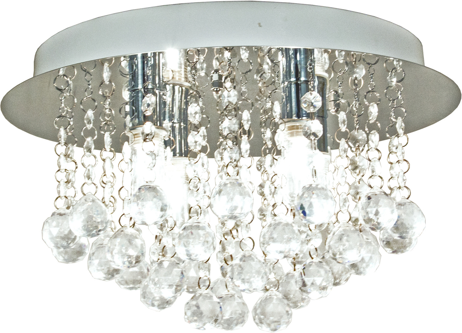 TERESA plafond bad, krom/klar