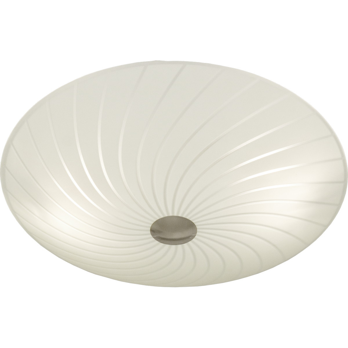 CYKLON plafond, 34cm, vit/st�l