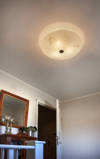 SKRIFT plafond, 34cm, vit