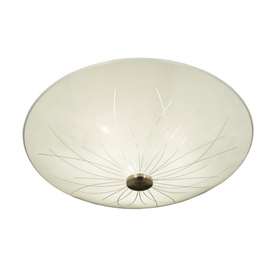 NERINE plafond 42cm, vit/st�l