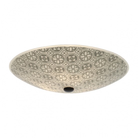 ULLE plafond �42cm, vit/gr�/svart