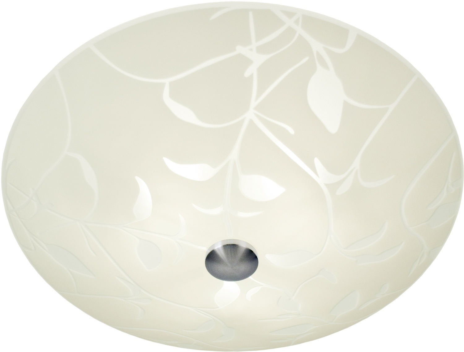 BLADVERK plafond 50cm, vit/st�l