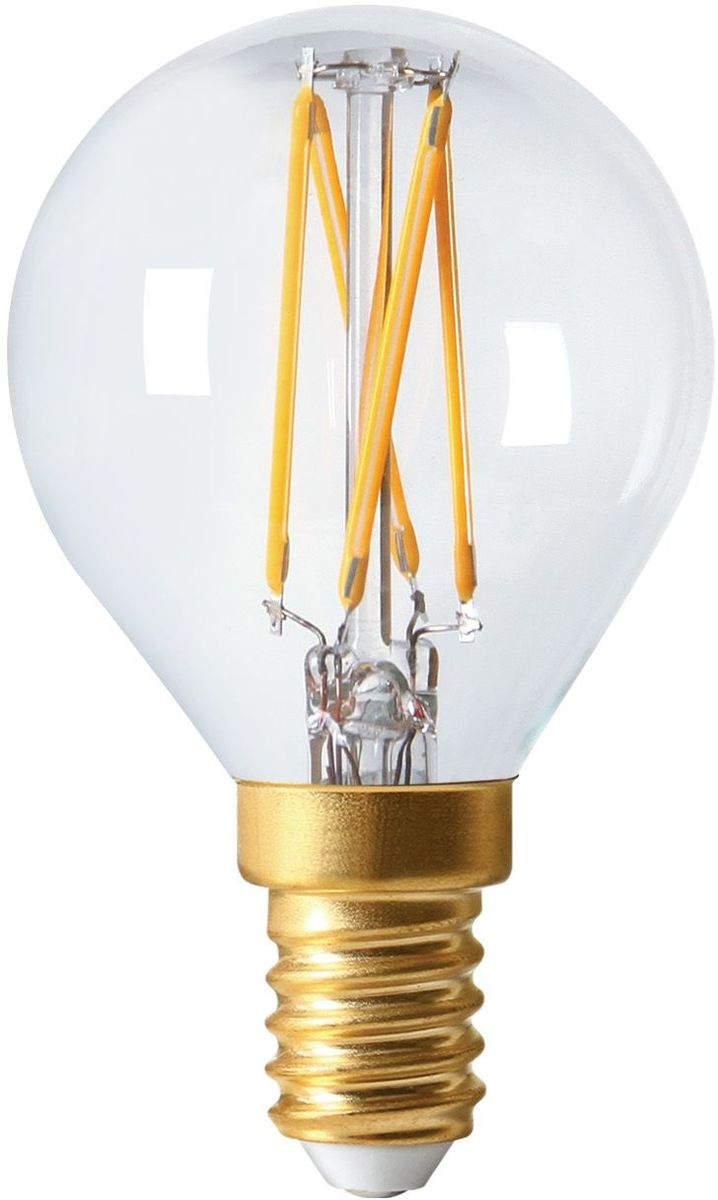 Elect LED Filament, Klot klar E14
