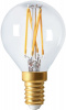 Elect LED Filament Klot klar E14