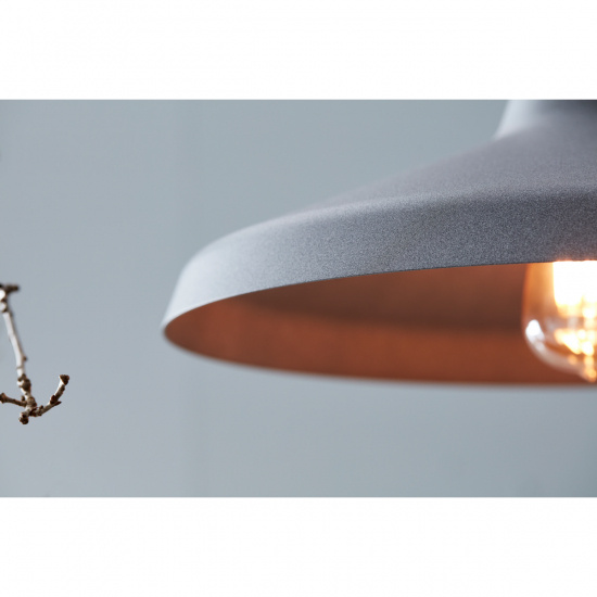 Titan pendant D400 concrete structure E27