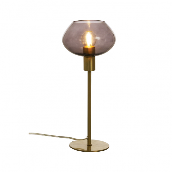 BELL bordlampa h�g, matt m�ssing/r�k