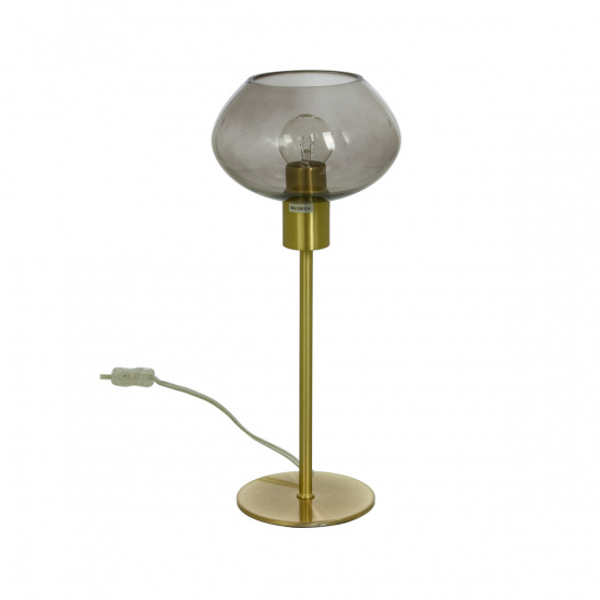 BELL bordlampa h�g, matt m�ssing/r�k