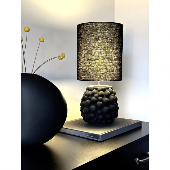 BUBBLES bordslampa, svart