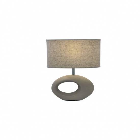 OLINA - Bordlampa - Brun/Beige
