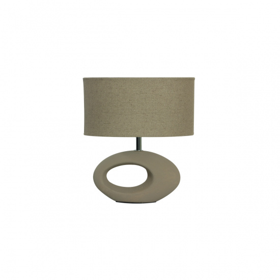 OLINA - Bordlampa - Brun/Beige